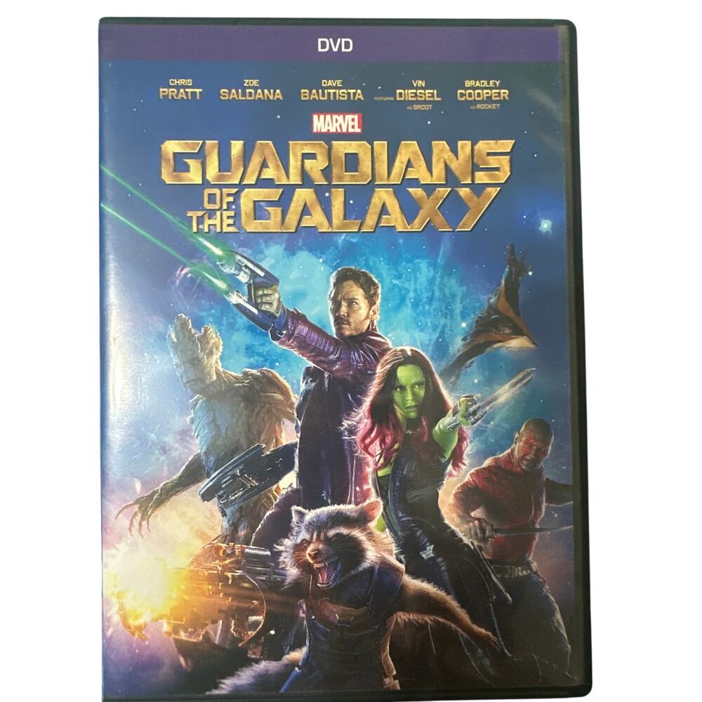 Marval Guardians of the Galaxy Dvd, Widescreen  121 minutes.  W/Bonus features.